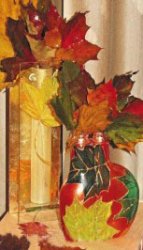 Осенние мотивы- декорируем вазы