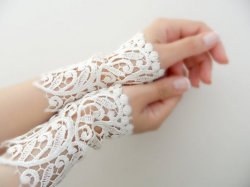 Как самой сшить кружевные перчатки для свадьбы