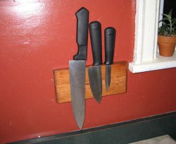 Как сделать магнитную доску для ножей