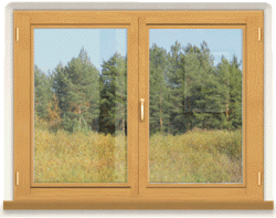 Деревянные окна с использованием современных технологий