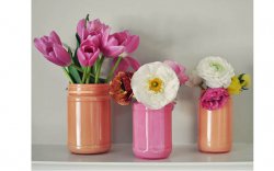 Как украсить вазу своими руками