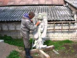 Изготовление скульптур из бетона