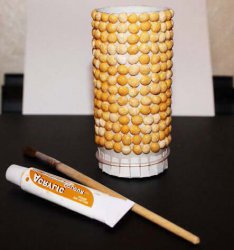 Стакан для карандашей из кукурузы 