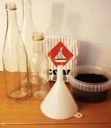 Декоративные бутылки с солью
