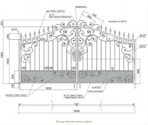 Изготовление кованых ворот