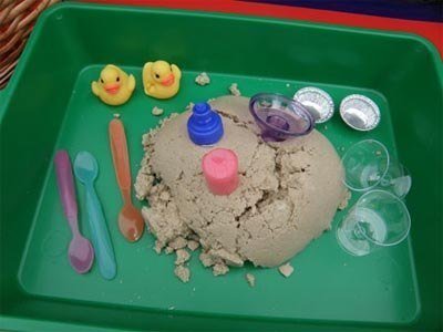 Как сделать чудо-песок для детей