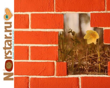 Имитация кирпичной кладки Имитация кирпичной кладки