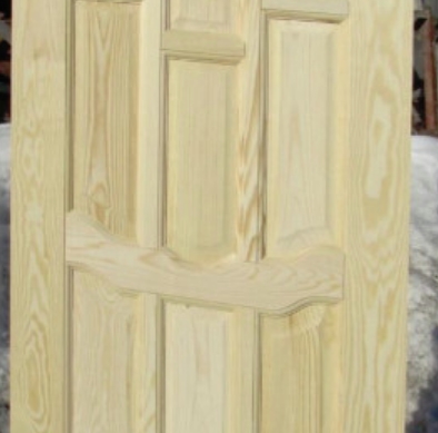 Деревянные двери из массива ели