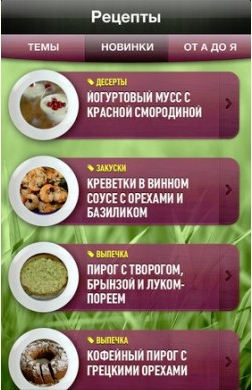Рецепты Юлии Высоцкой – любимое приложение нелюбимой Высоцкой