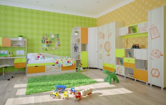 Основные преимущества модульной детской мебели