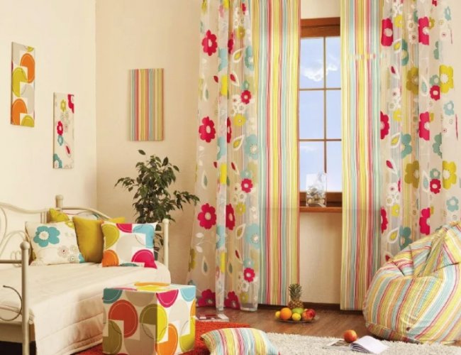Модные шторы для детской комнаты