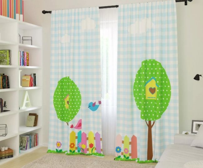 Модные шторы для детской комнаты